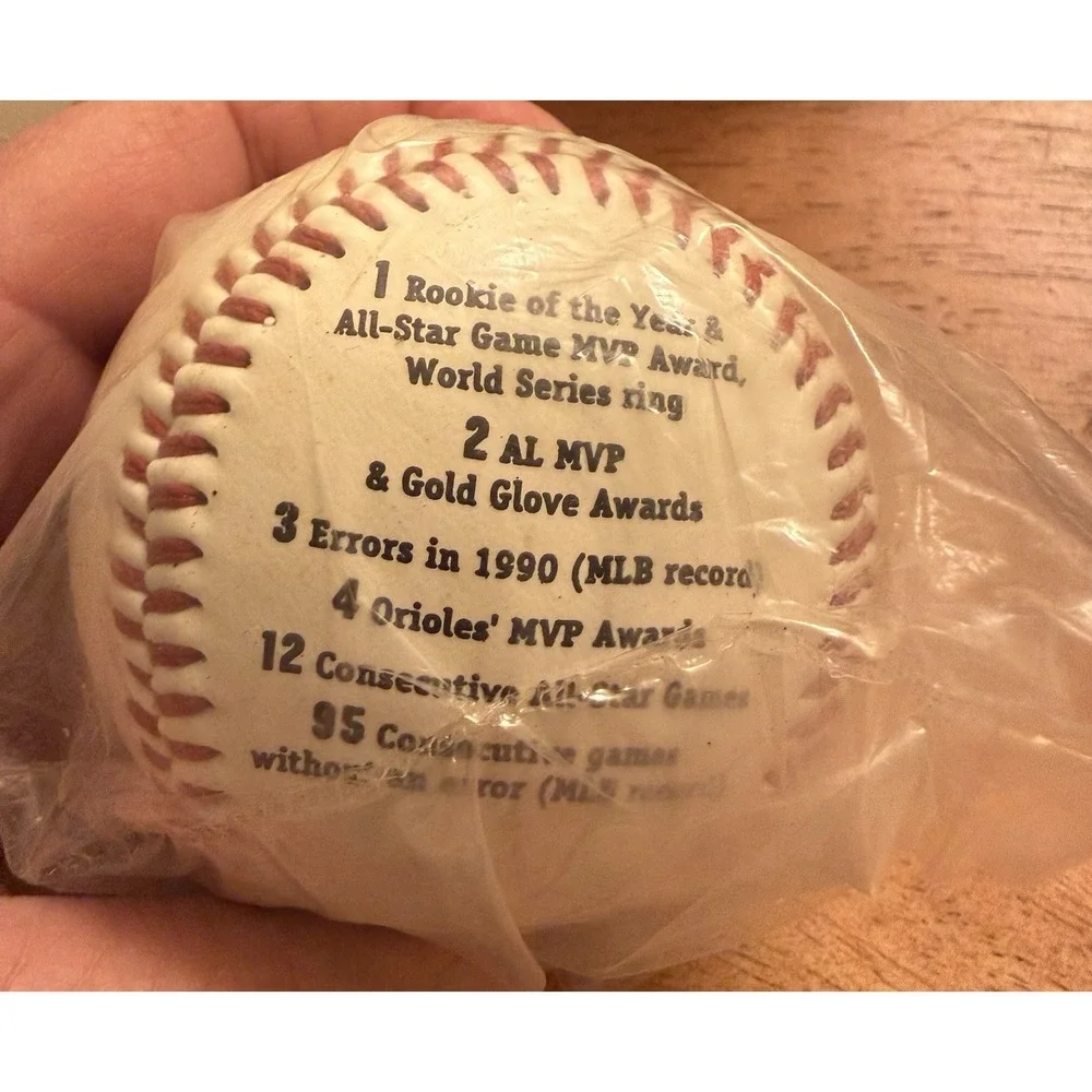 Cal Ripken Jr Ironman Commemorative Limited Edition‎ Baseball with Box & COA